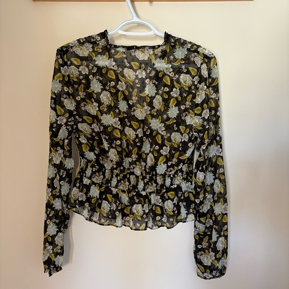 💙17 Zara Floral Blouse - Picture 7 of 10